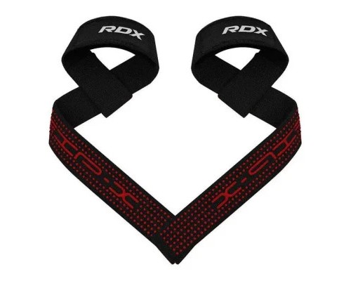 Кистьові лямки RDX S4 Gym Cotton Gel Straps Blue Plus (WAC-S4U+)