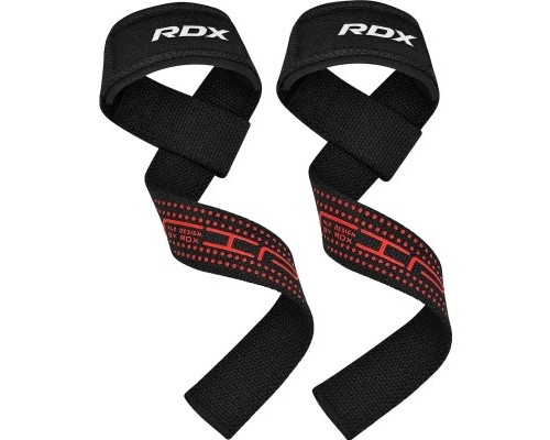 Кистьові лямки RDX S4 Gym Cotton Gel Straps Blue Plus (WAC-S4U+)