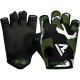 Рукавички для фітнесу RDX F6 Sumblimation Black/Green M (WGS-F6GN-M)