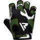 Рукавички для фітнесу RDX F6 Sumblimation Black/Green M (WGS-F6GN-M)