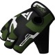 Рукавички для фітнесу RDX F6 Sumblimation Black/Green M (WGS-F6GN-M)