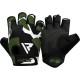Рукавички для фітнесу RDX F6 Sumblimation Black/Green M (WGS-F6GN-M)