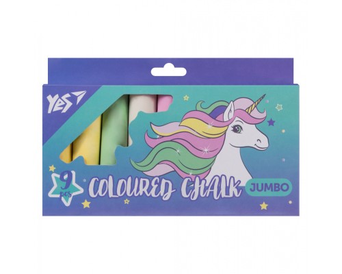 Крейда Yes кольорова Glamour 9 шт JUMBO (400507)