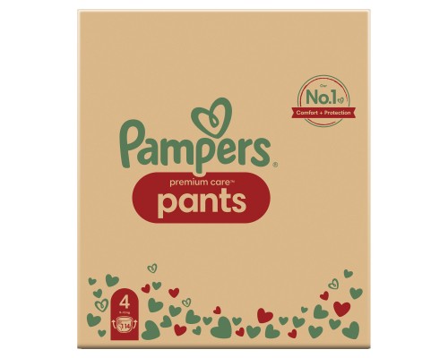 Підгузки Pampers Premium Care Pants Maxi Трусики Розмір 4 (9-15 кг) 114 шт. (8006540490938)