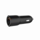 Зарядний пристрій Gembird 1xUSB-A (18W QC3.0) + 1xUSB-C (PD 20W) black (TA-UC-AC2PDQC38-CAR-01)