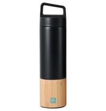 Термос Line Art Macao 550 мл чорний/бамбуковий (20202LA-01)