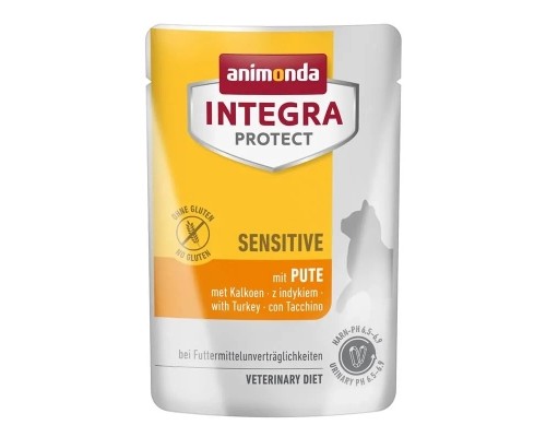 Вологий корм для кішок Animonda Integra Protect Sensitive with Turkey з харчовою непереносимістю (4017721867207)