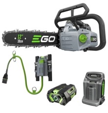 Ланцюгова пила EGO CSX3002 KIT, 56В, шина 30см, 45лан, 3/8P, 1,1мм, акум. 4Ah + ЗП (0140014003)