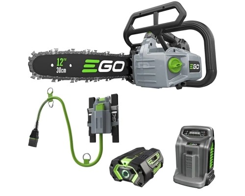 Ланцюгова пила EGO CSX3002 KIT, 56В, шина 30см, 45лан, 3/8P, 1,1мм, акум. 4Ah + ЗП (0140014003)