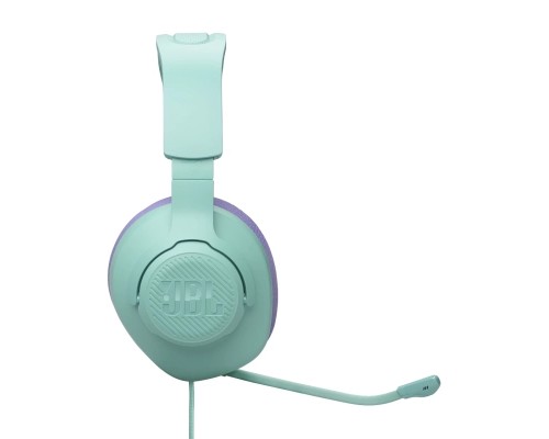 Навушники JBL Quantum 100M2 Cyan (JBLQTUM100M2CYN)