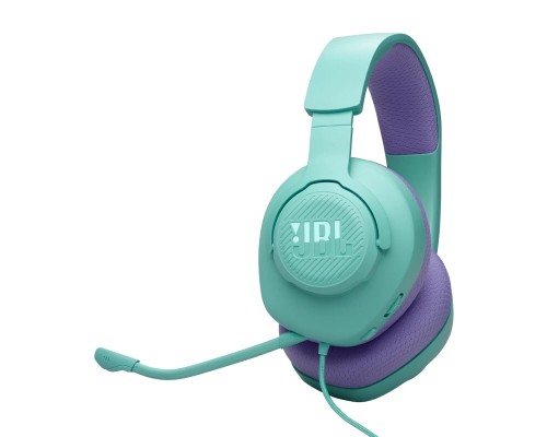 Навушники JBL Quantum 100M2 Cyan (JBLQTUM100M2CYN)