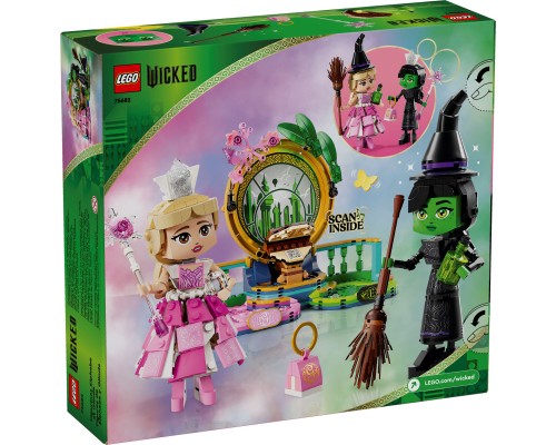 Конструктор LEGO Wicked Фігурки Ельфаби й Ґлінди 558 деталей (75682)