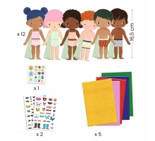 Набір для творчості Djeco М'яке вбрання (DJ00086)