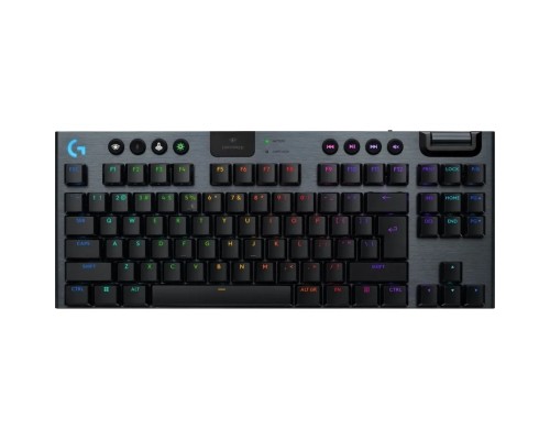 Клавіатура Logitech G915 TKL X Lightspeed Switch-Clicky Wireless/Bluetooth/USB UA Black (920-012757)
