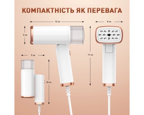 Відпарювач для одягу DYXON MEGASTEAM 1200W 2.5M White (DXNWMGSTM120025W)