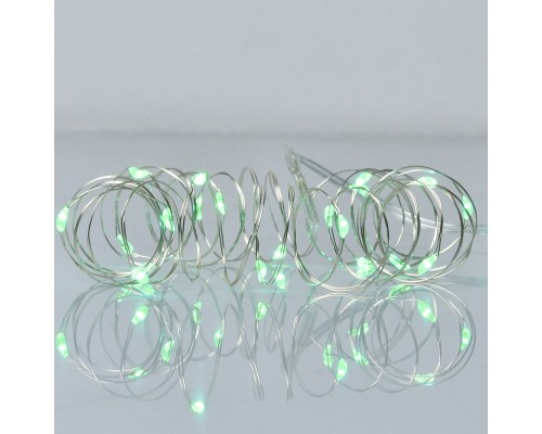 Гірлянда YES! Fun Нитка на мідному дроті 20 LED Зелена 2 м Статична На батарейках (975026)
