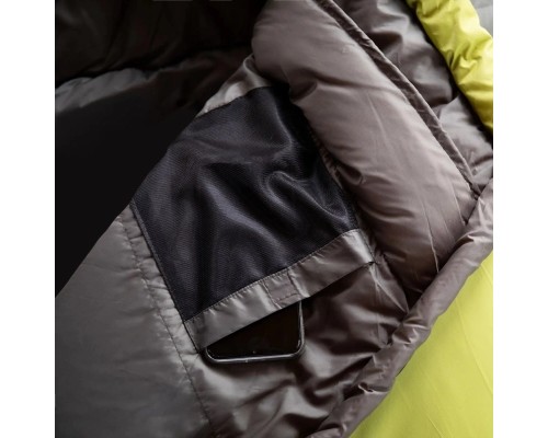 Спальний мішок Tramp Fjord Long кокон лівий green/grey (UTRS-094L-L)