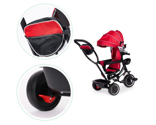 Дитячий велосипед Ecotoys Comfort З поворотним сидінням Red (JM-066-9 RED)
