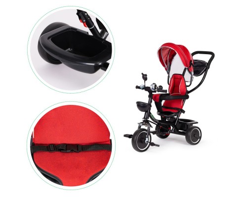 Дитячий велосипед Ecotoys Comfort З поворотним сидінням Red (JM-066-9 RED)