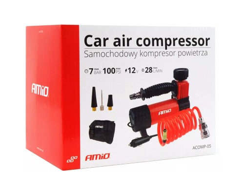 Автомобільний компресор AMiO HQ ACOMP-05 (02179)