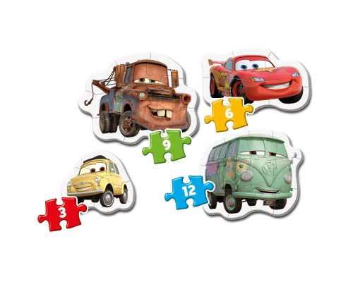 Пазл Clementoni 4 в 1 Cars, серія My First Puzzles (20804)