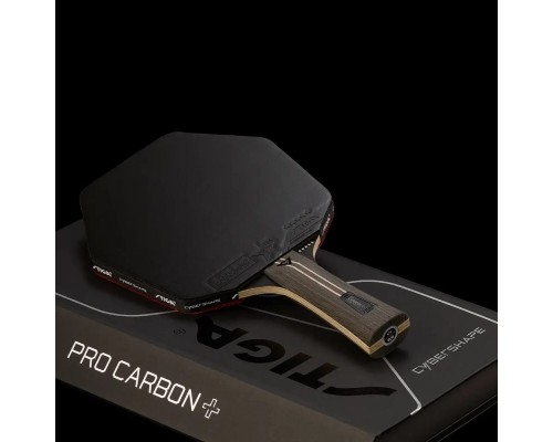 Ракетка для настільного тенісу Stiga Pro Carbon Plus Cybershape 5 Star FL (1215-0401-35) (931184)