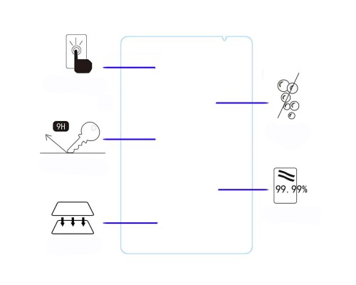 Скло захисне BeCover Teclast Tab P25T/P26T 10.1