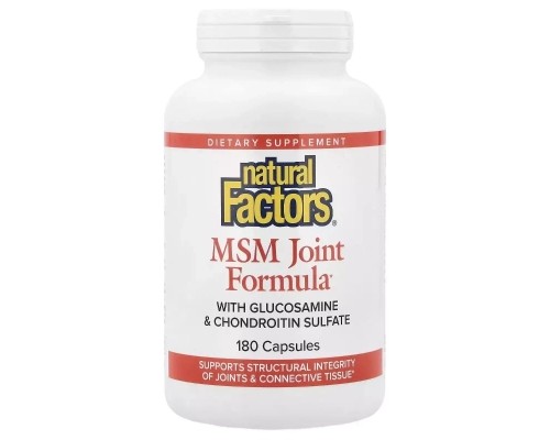Вітамінно-мінеральний комплекс Natural Factors Формула для суглобів з ЧСЧ, глюкозаміном та хондроїтинсом (NFS-02696)