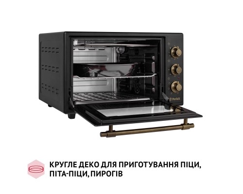 Електропіч Perfelli LAGGIO 37 BLACK RETRO