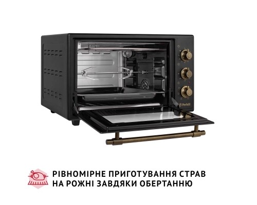 Електропіч Perfelli LAGGIO 37 BLACK RETRO