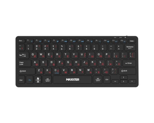 Клавіатура Maxxter KBW-C01B-UA Wireless UA Black (KBW-C01B-UA)