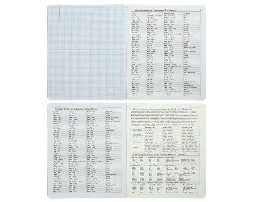 Зошит ZiBi предметний BLACK, 36 аркушів, клітинка, англійська (ZB.1730-01)