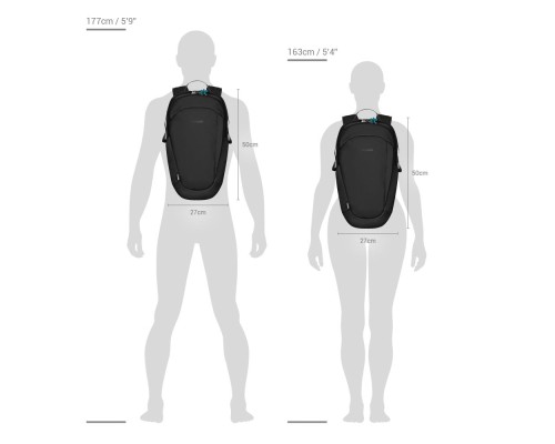 Рюкзак туристичний Pacsafe Eco 25L чорний (41101138)