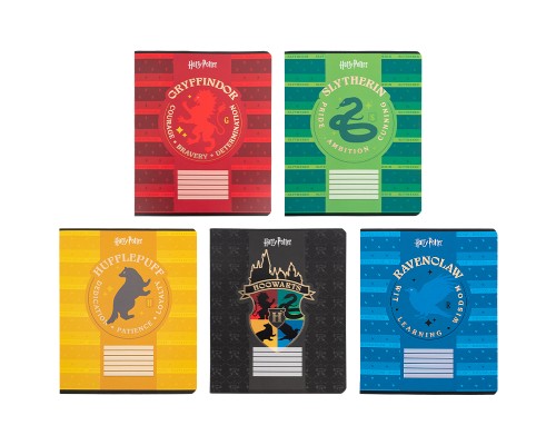 Зошит Kite Harry Potter, 18 аркушів, клітинка (HP25-236)