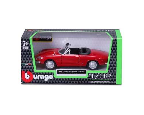 Машина Bburago Alfa Romeo Spider 1966 (132) (18-43047)