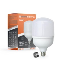 Лампочка Євросвітло 40Вт 6400К (VIS-40-E40/E27)