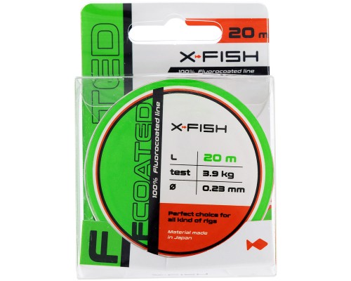 Флюорокарбон X-Fish FCoated 20m 0.23mm 3.9kg (1917.01.44)