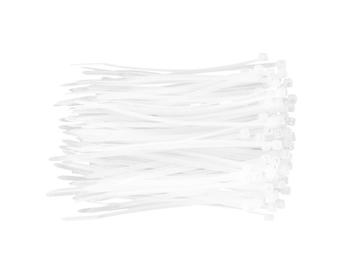 Стяжка Neo Tools 100шт, пластик, 2.5x100мм, біла (01-605)