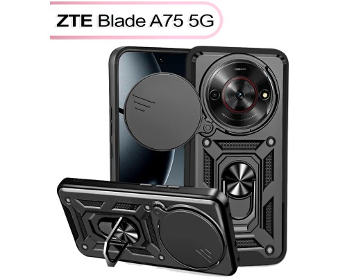 Чохол до мобільного телефона BeCover Military ZTE Blade A75 5G Black (713551)