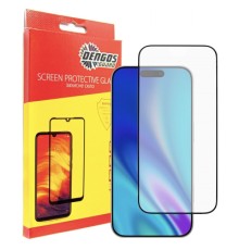 Скло захисне Dengos Full Glue iPhone 17 Pro Black (TGFG-409)