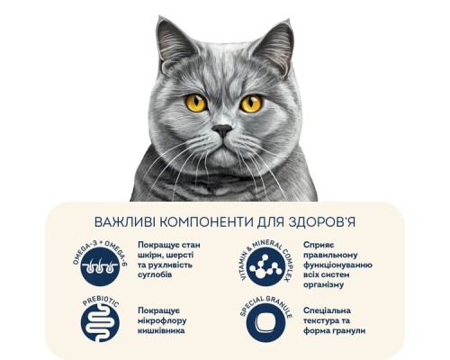 Сухий корм для кішок Home Food For British and Scottish breeds/for large breeds з індичкою та качкою 10 кг (4820235021207)