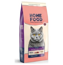 Сухий корм для кішок Home Food For British and Scottish breeds/for large breeds з індичкою та качкою 10 кг (4820235021207)