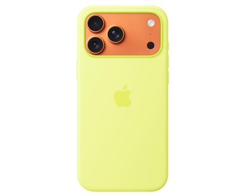 Чохол до мобільного телефона Apple iPhone 17 Pro Max Silicone with MagSafe - Neon Yellow Model A3560 (MGFM4ZM/A)