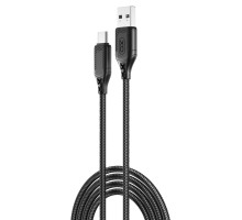 Дата кабель USB 2.0 AM to USB-C 1.0m braided black XO (NB235_C_Black)
