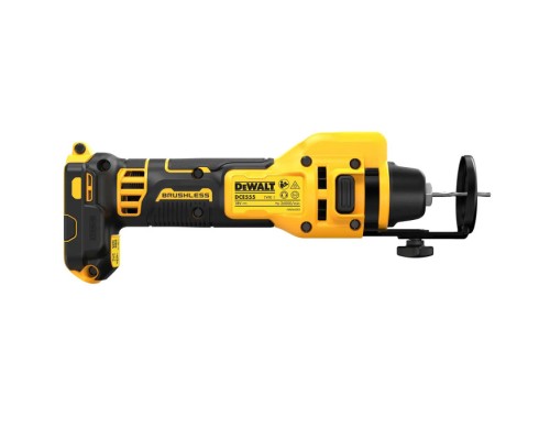 Фрезер DeWALT 18V, XR Li-Ion, 26000об/хв, цанга 3.2-6.4мм, 0.79кг (без АКБ та ЗП) (DCE555N)