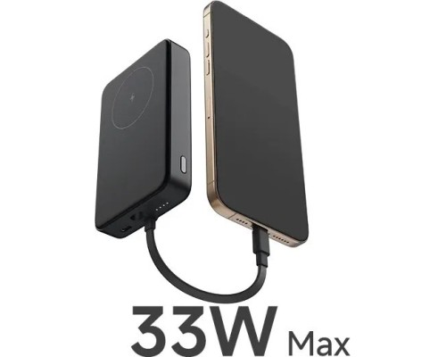 Батарея універсальна Xiaomi 10000mAh 33W Magnetic Integrated Cable grey (BHR9823GL)