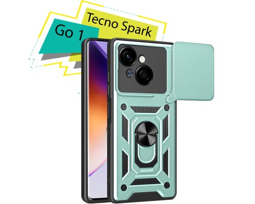 Чохол до мобільного телефона BeCover Military Tecno Spark Go 1 (KL4) Dark Green (713679)