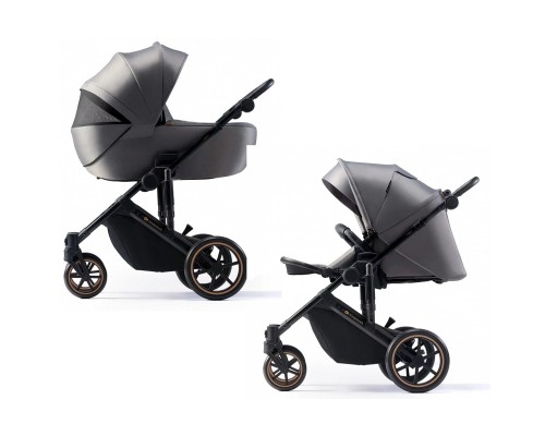 Коляска Kinderkraft 2 в 1 Prime 2 Shadow Grey (KSPRIM02GRY2000) (5902533922932)