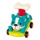 Розвиваюча іграшка Battat Машинка інерційна серії Лапкомобілі - Песик, бірюзовий (BX2504Z)