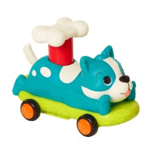 Розвиваюча іграшка Battat Машинка інерційна серії Лапкомобілі - Песик, бірюзовий (BX2504Z)